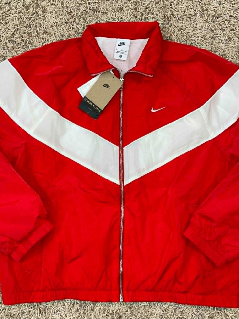 Nike Windrunner Women's Loose UV Woven Full-Zip Jacket FV6304-657, Size XL (New)